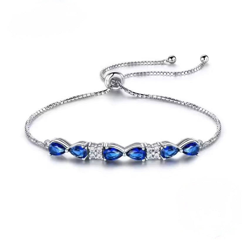 Ocean’s Embrace Silver Slider Bracelet