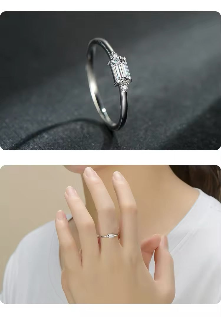 Minimaliste silver ring