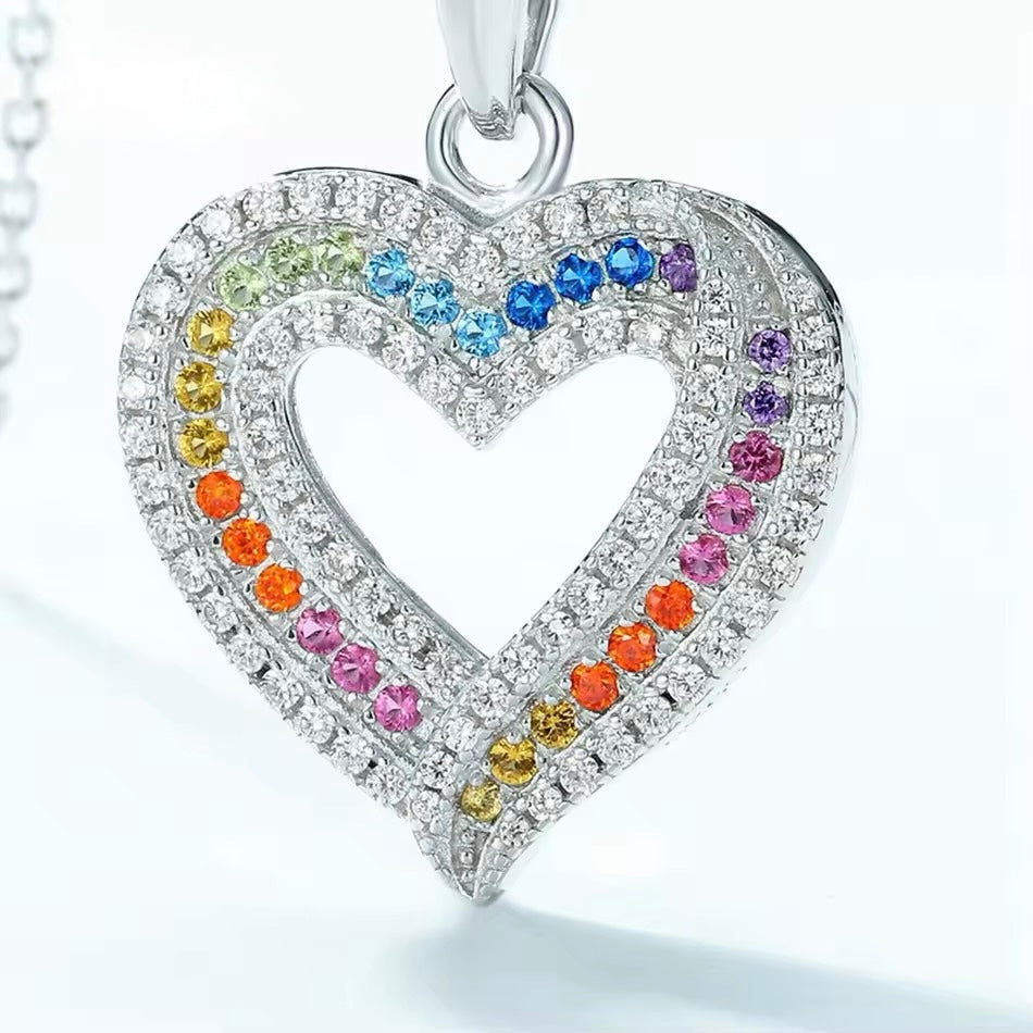 Blushing Heart Necklace