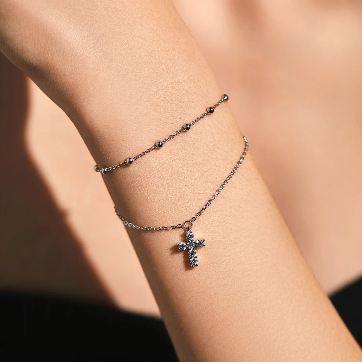 Cross CZ Bracelet