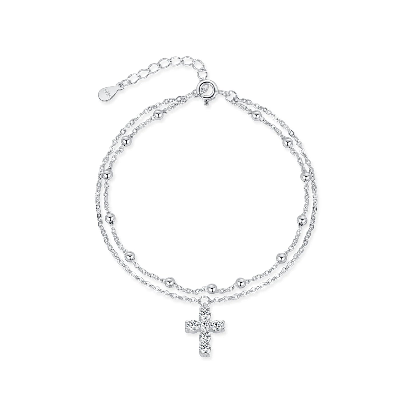 Cross CZ Bracelet